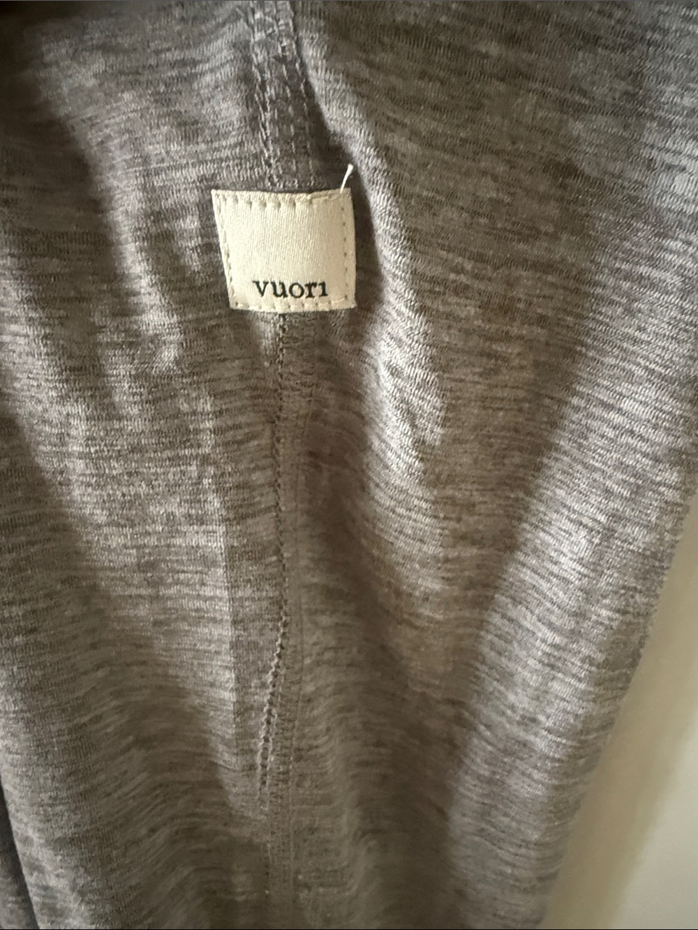 Vuori Heather Gray Racerback Drawstring Jumpsuit - Picture 4 of 6